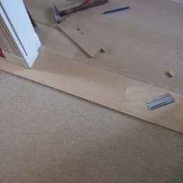 blank geoliede eiken planken