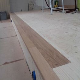 Blank geoliede eiken plank 
