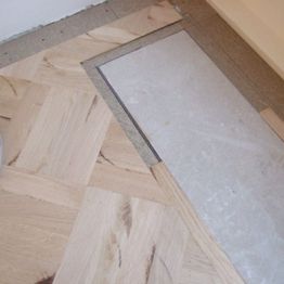 blokvloer eiken diagonaal